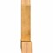 Ekena Millwork Portland Rough Sawn Timber Gable Bracket, Western Red Cedar, 48"W x 32"H x 6"D x 6"F, 16/12 Pitch GBW048X32X0606POR00RWR - alternate 3